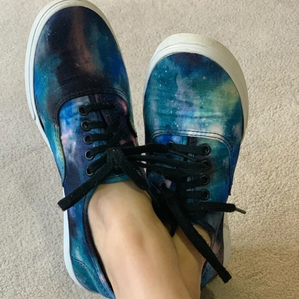 VANS Low Pro Cosmic Galaxy Universe Shoes, sneakers, unisex